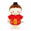 Red Child Character Mascot Costume for Children's Events Red Child Character Mascot Costume for Children's Events
