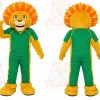 Orange Lion Mascot Costume for Sports Events