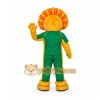 Orange Lion Mascot Costume for Sports Events Orange Lion Mascot Costume for Sports Events