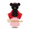 Red Girl Character Mascot Costume for Children's Events Red Girl Character Mascot Costume for Children's Events