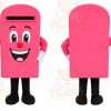 Pink Mailbox Mascot Costume for Corporate Events