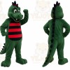Green Dinosaur Mascot Costume for Children's Events
