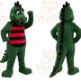 Green Dinosaur Mascot Costume for Children's Events
