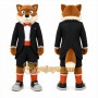 Brown Fox Mascot Costume for Corporate Events