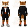 Brown Fox Mascot Costume for Corporate Events