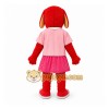 Red Dog Mascot Costume for Children's Events Red Dog Mascot Costume for Children's Events