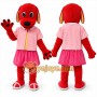 Red Dog Mascot Costume for Children's Events