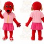 Red Dog Mascot Costume for Children's Events