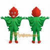 Green Leaf Mascot Costume for Holiday Events Green Leaf Mascot Costume for Holiday Events