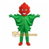 Green Leaf Mascot Costume for Holiday Events Green Leaf Mascot Costume for Holiday Events