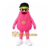 Pink Furry Creature Mascot Costume for Children's Events