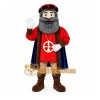 Red Historical Figure Mascot Costume for Events and Promotions Red Historical Figure Mascot Costume for Events and Promotions