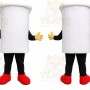 White Toilet Paper Roll Mascot Costume for Events and Promotions