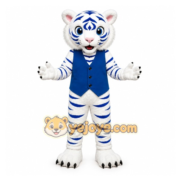 White Tiger Mascot Costume for Sports Events White Tiger Mascot Costume for Sports Events