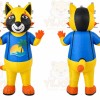 Yellow Cat Mascot Costume for Children's Events