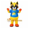 Yellow Cat Mascot Costume for Children's Events
