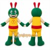Green Insect Mascot Costume for Children's Events