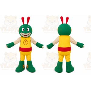 Green Insect Mascot Costume for Children's Events