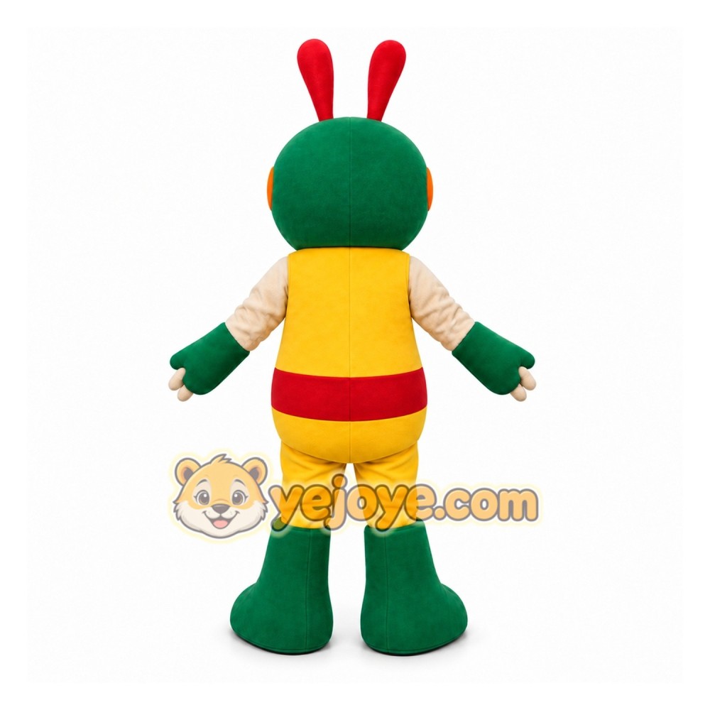 Green Insect Mascot Costume for Children's Events