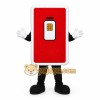 Red Smartphone Mascot Costume for Corporate Events