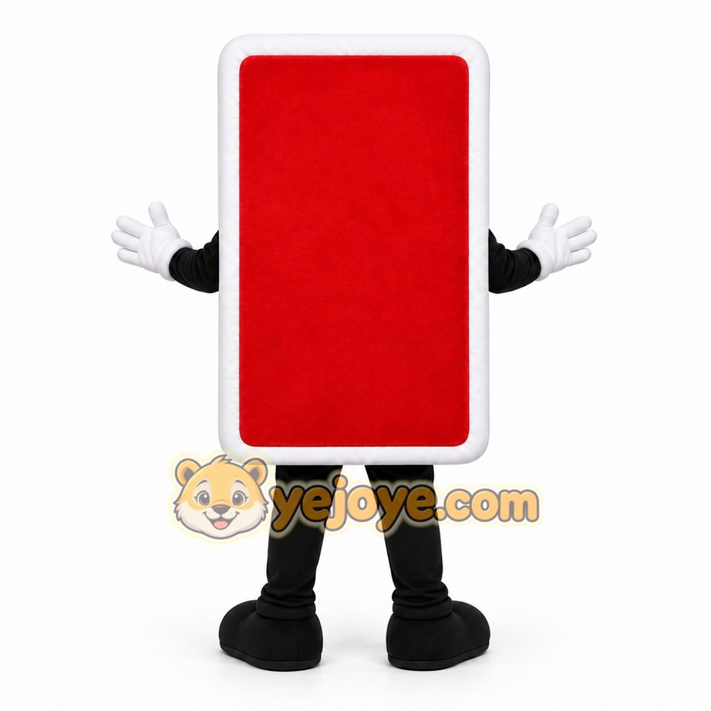 Red Smartphone Mascot Costume for Corporate Events