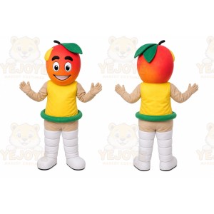 Orange Peach Mascot Costume for Events and Promotions