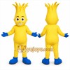Yellow Plant Character Mascot Costume for Children's Events