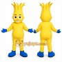Yellow Plant Character Mascot Costume for Children's Events