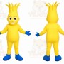 Yellow Plant Character Mascot Costume for Children's Events