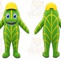 Green Corn Mascot Costume for Events and Promotions