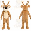 Brown Reindeer Mascot Costume for Holiday Events