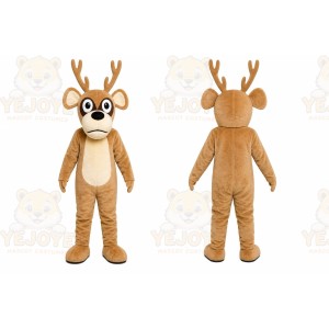 Brown Reindeer Mascot Costume for Holiday Events