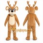 Brown Reindeer Mascot Costume for Holiday Events