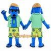 Blue Dog Mascot Costume for Events and Promotions