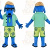 Blue Dog Mascot Costume for Events and Promotions