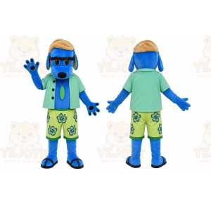 Blue Dog Mascot Costume for Events and Promotions