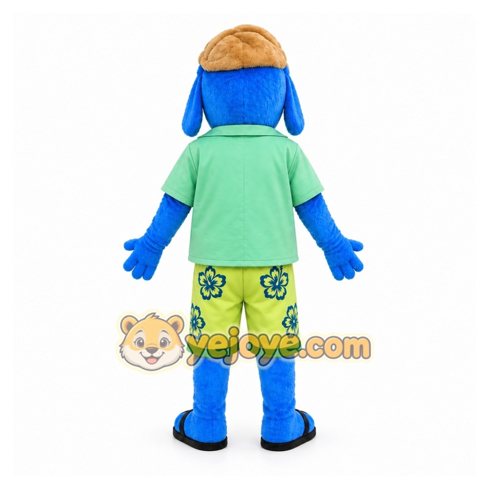 Blue Dog Mascot Costume for Events and Promotions