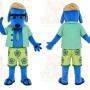 Blue Dog Mascot Costume for Events and Promotions