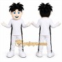 White Human Mascot Costume for Events and Promotions