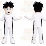 White Human Mascot Costume for Events and Promotions