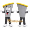 Gray French Fry Container Mascot Costume for Restaurant Promotions Gray French Fry Container Mascot Costume for Restaurant Promotions