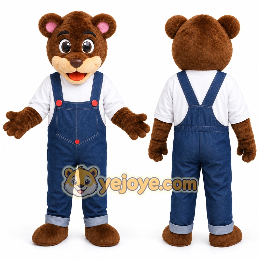 Brown Bear Mascot Costume for Children's Events Brown Bear Mascot Costume for Children's Events