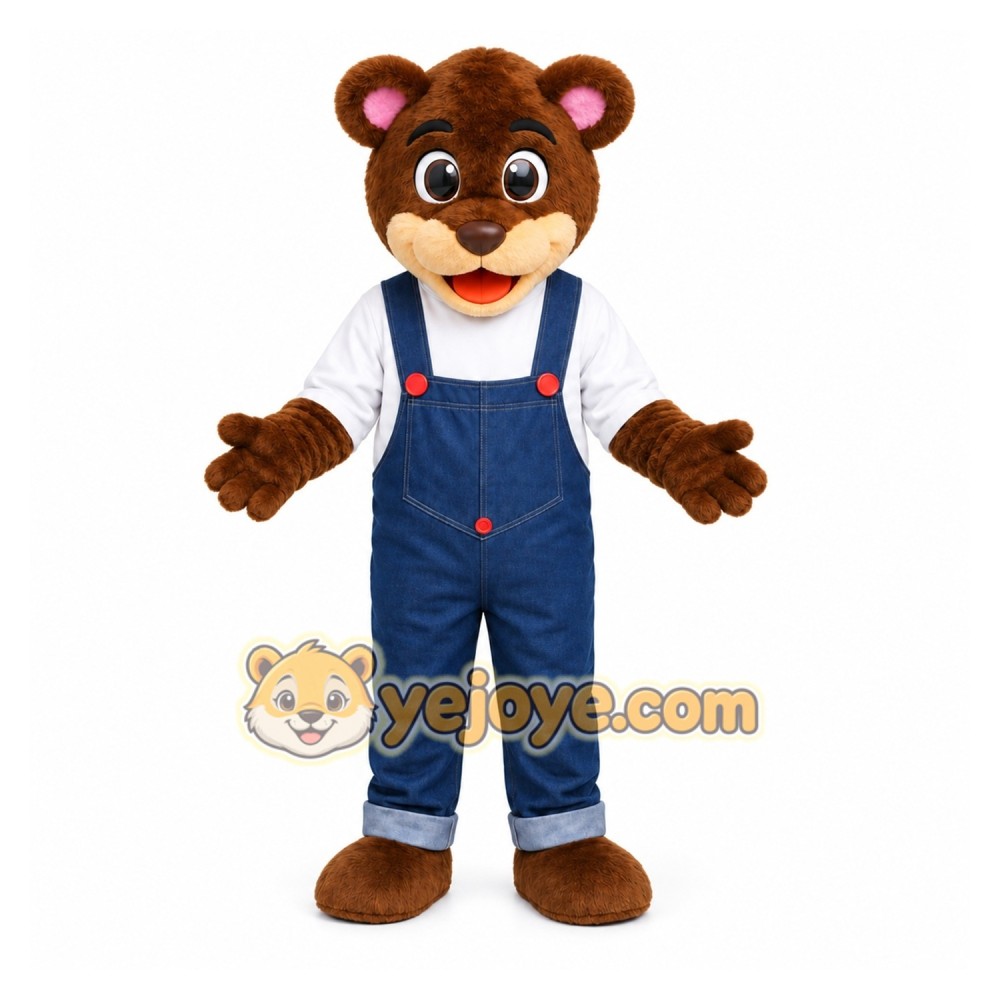 Brown Bear Mascot Costume for Children's Events Brown Bear Mascot Costume for Children's Events