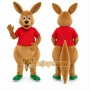 Brown Kangaroo Mascot Costume for Children's Events
