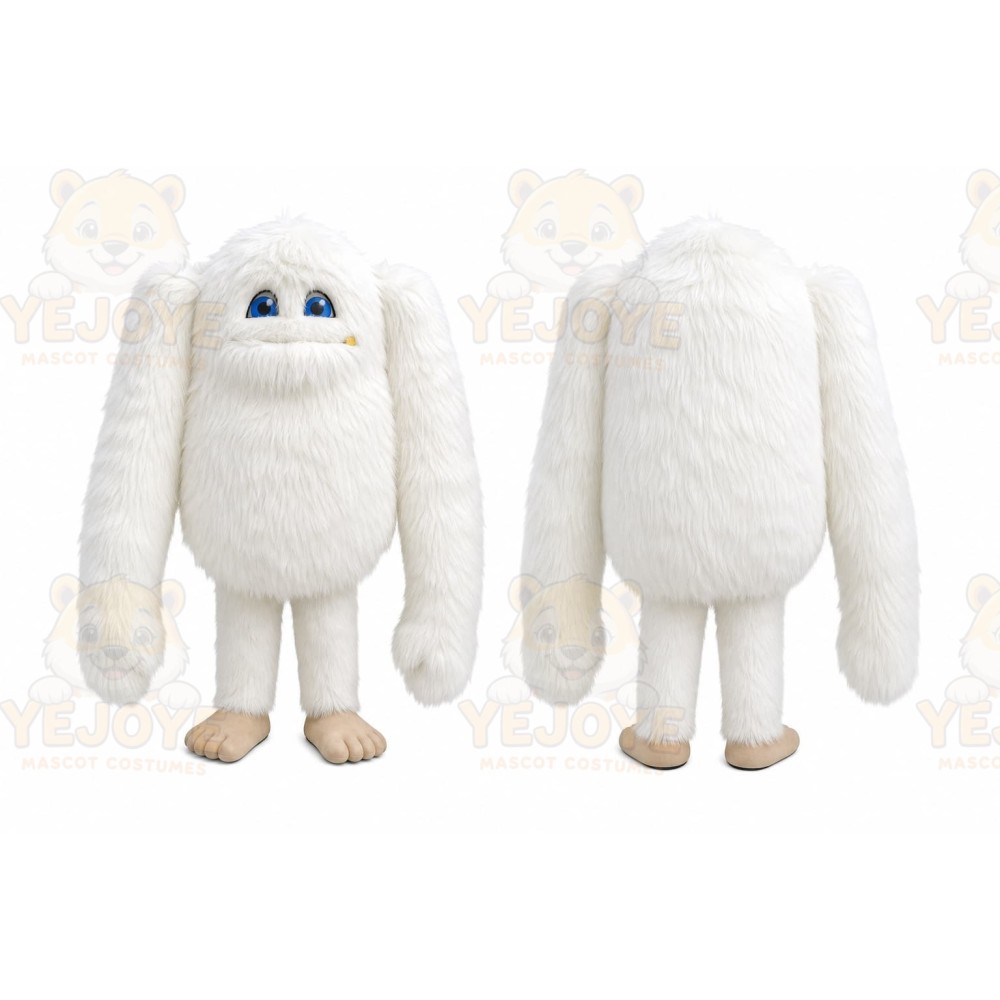 White Yeti Mascot Costume for Events and Promotions