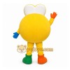 Yellow Cookie Mascot Costume for Children's Events Yellow Cookie Mascot Costume for Children's Events