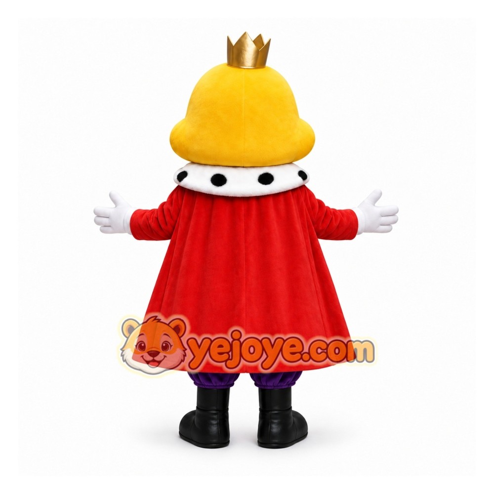 Red King Mascot Costume for Holiday Events Red King Mascot Costume for Holiday Events
