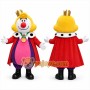 Red King Mascot Costume for Holiday Events