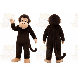 Brown Monkey Mascot Costume for Children's Events