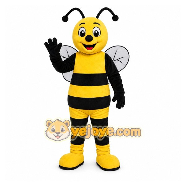 Yellow Bee Mascot Costume for Children's Events Yellow Bee Mascot Costume for Children's Events